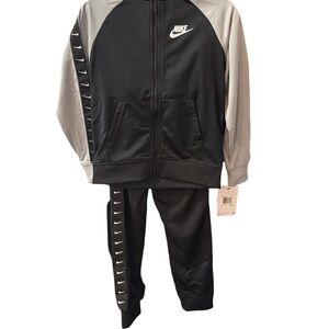 Nike Black and Gray Tracksuit